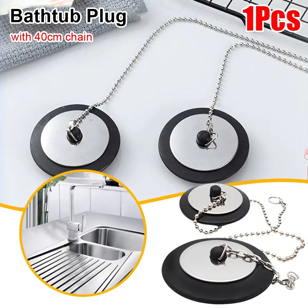 1Pcs Durable Rubber Tub Stoppe – Drain Pipe Clip recenzja i cena