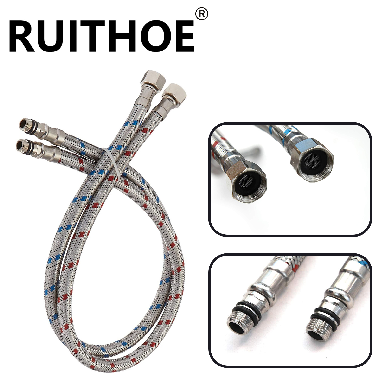 2 Piece 24-Inch Long Faucet Co – Flexible Hose Braided recenzja i cena