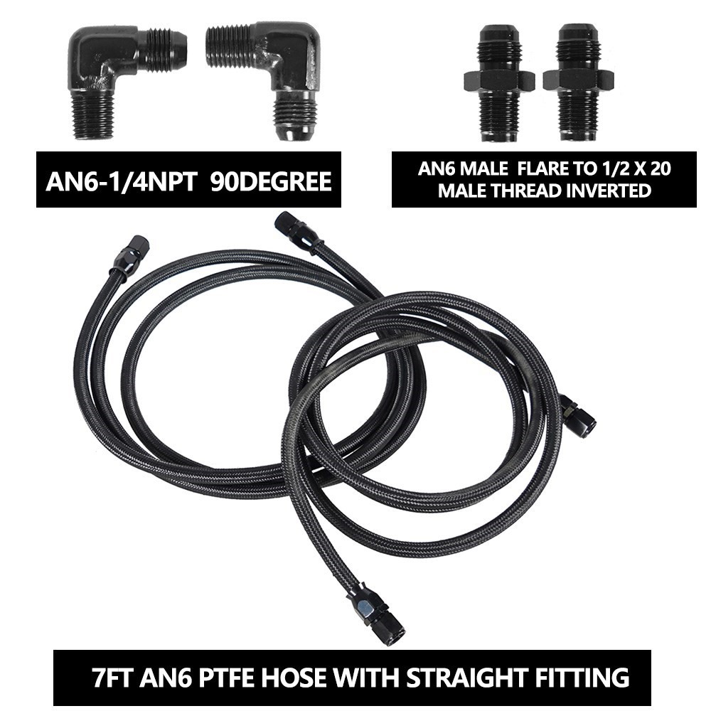 2 X 7Ft AN6 Flexible PTFE Tran – Flexible Hose Braided recenzja i cena