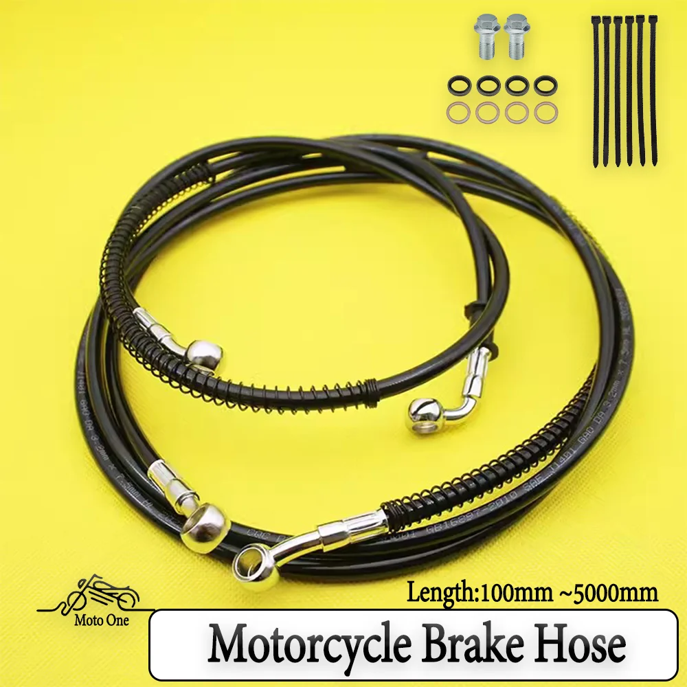 10cm~500cm Motorcycle Brake Cl – Flexible Hose Braided recenzja i cena