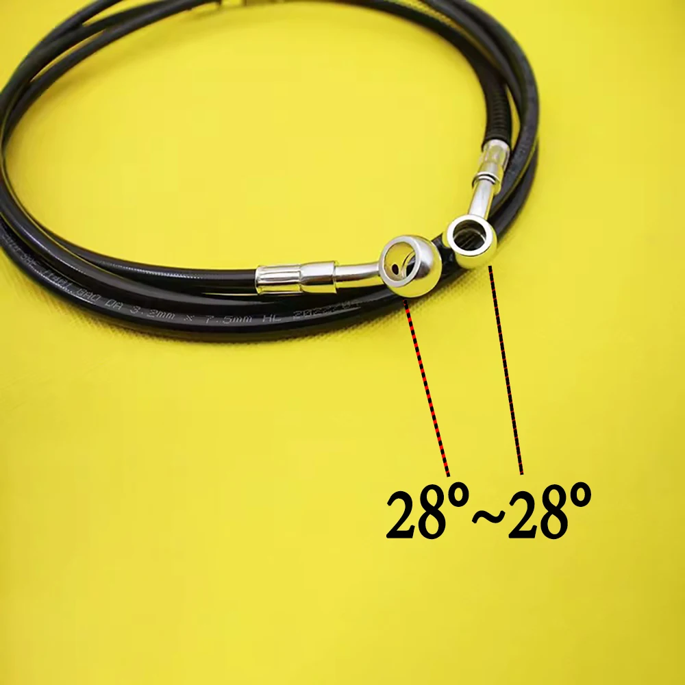 10cm~500cm Motorcycle Brake Cl – Flexible Hose Braided recenzja i cena