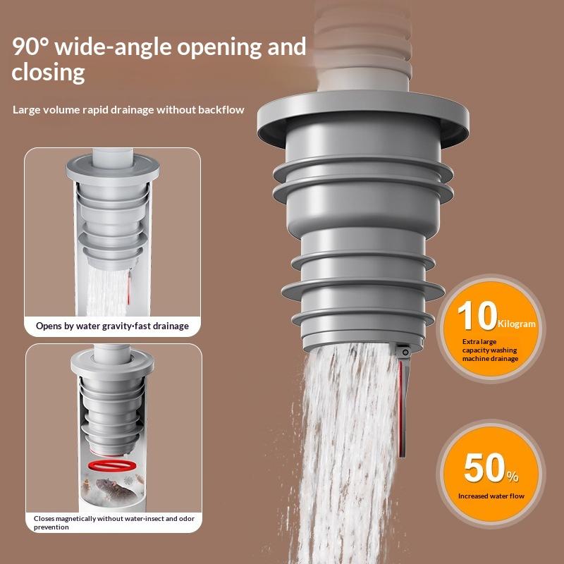&Bathroom Sewer Seal Ring Anti – Drain Pipe Clip recenzja i cena