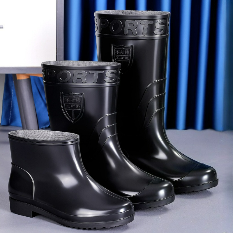 Men's Rain Boots Work High-Tub – Pipe Bending Spring recenzja i cena