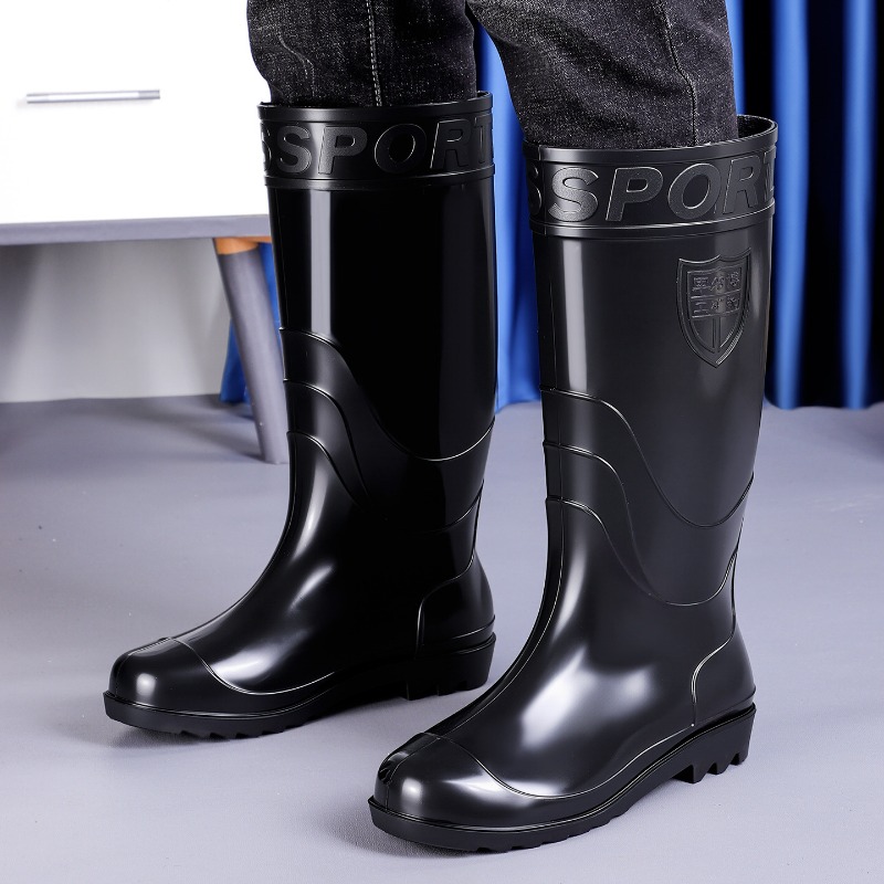 Men's Rain Boots Work High-Tub – Pipe Bending Spring recenzja i cena