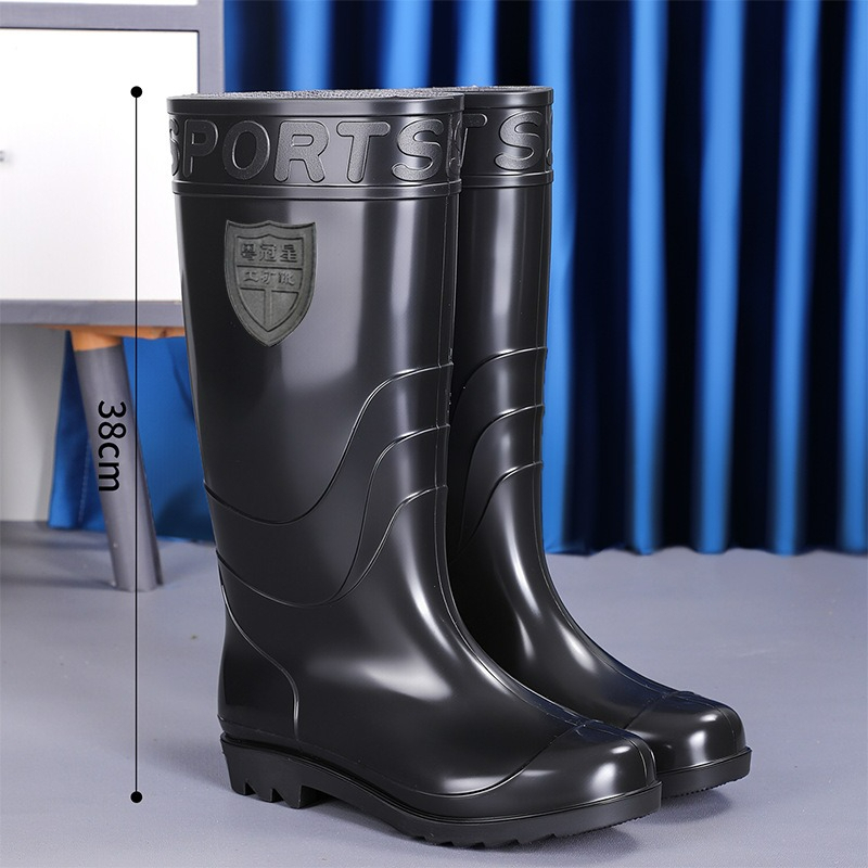 Men's Rain Boots Work High-Tub – Pipe Bending Spring recenzja i cena