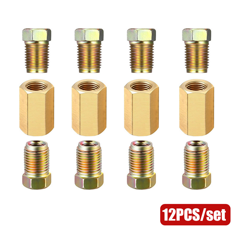 12pcs 3/16 (3/8-24 Inverted) B – Compression Fitting Brass recenzja i cena