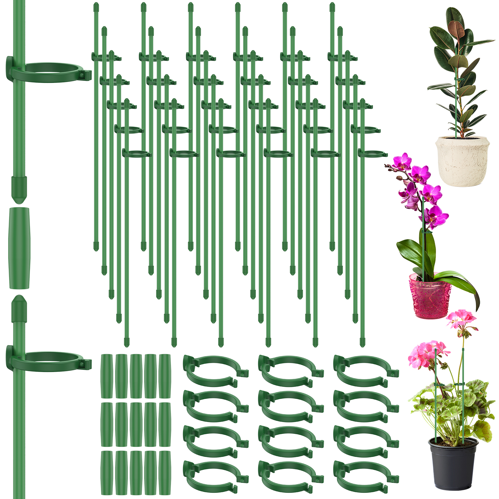 5/30Pcs Adjustable Plant Suppo – Plastic Pipe Clip recenzja i cena