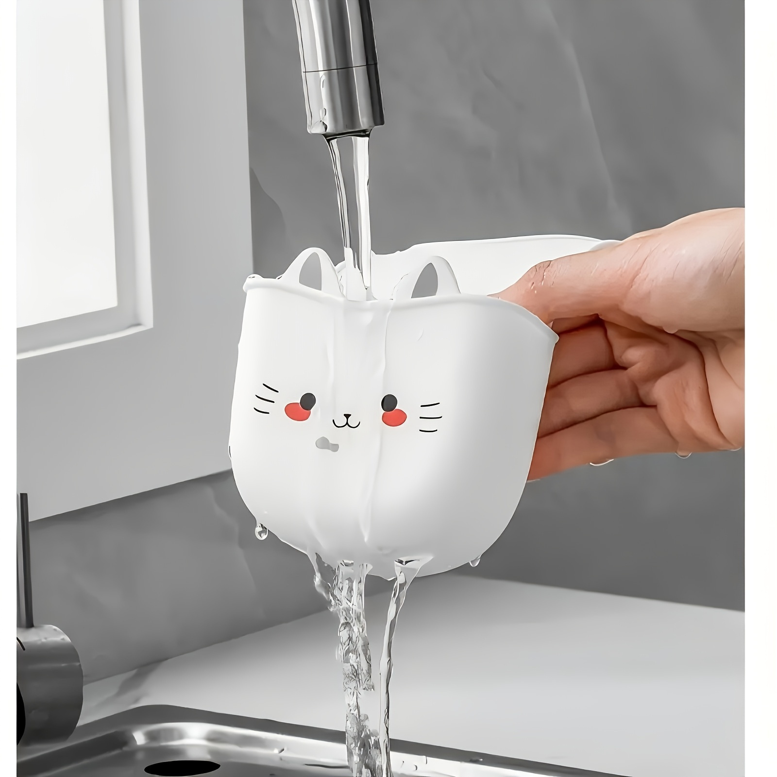 Cartoon Cat Basket Soft Buckle – Silicone Tap Washer recenzja i cena