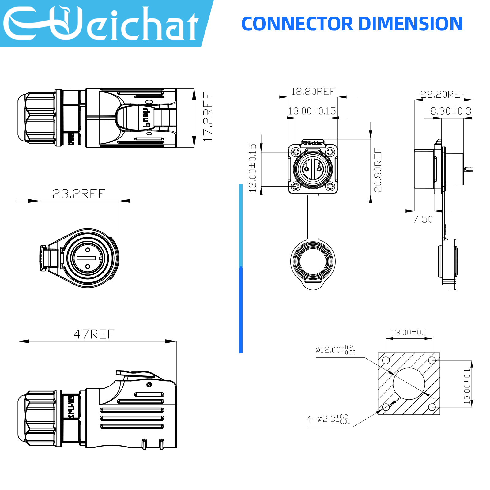 LP12 M12 IP68 Waterproof Outdo – Push Fit Connector recenzja i cena