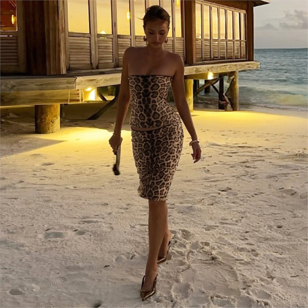 Woman 2 Piece Set Outfit Sexy  – Pipe Bending Spring recenzja i cena