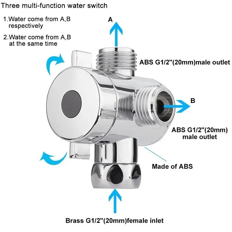 Diverter Valve G1/2 Splitter 2 – Shower Valve Cartridge recenzja i cena