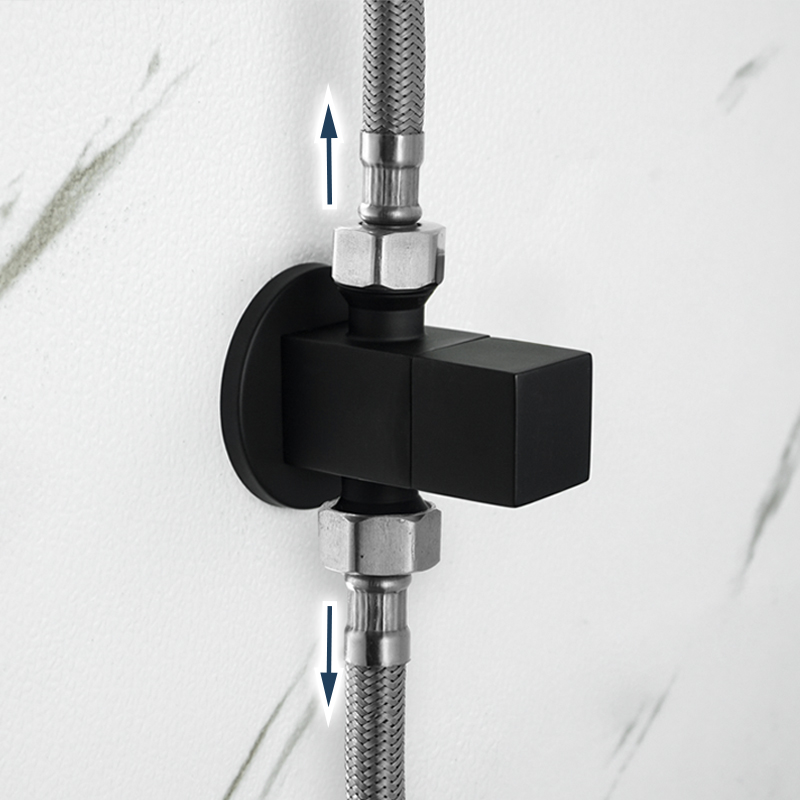 Brass Angle Valve Chrome Black – Toilet Fill Valve recenzja i cena