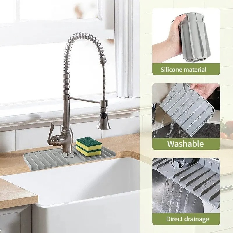 Silicone Faucet Mat Dish Soap  – Silicone Tap Washer recenzja i cena